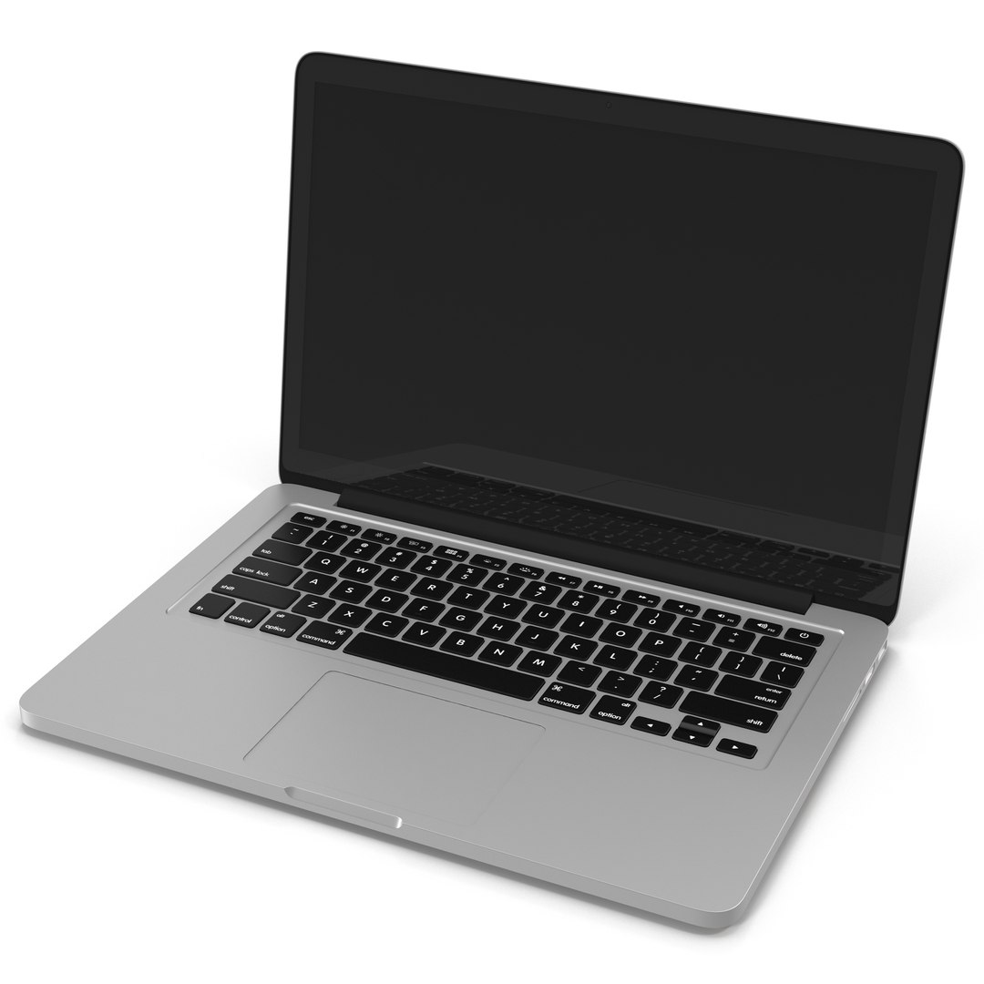MacBook Pro with Retina Display 13 Inch 3D Model 3D model preview