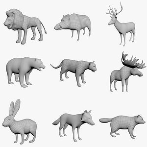 Forest Animals 3D model