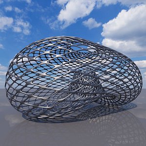 Organic Form Landscape Structure