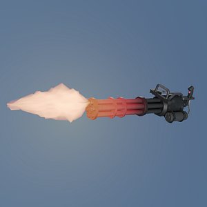 minigun 3D model