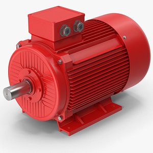 3D model Industrial Electrical Engine