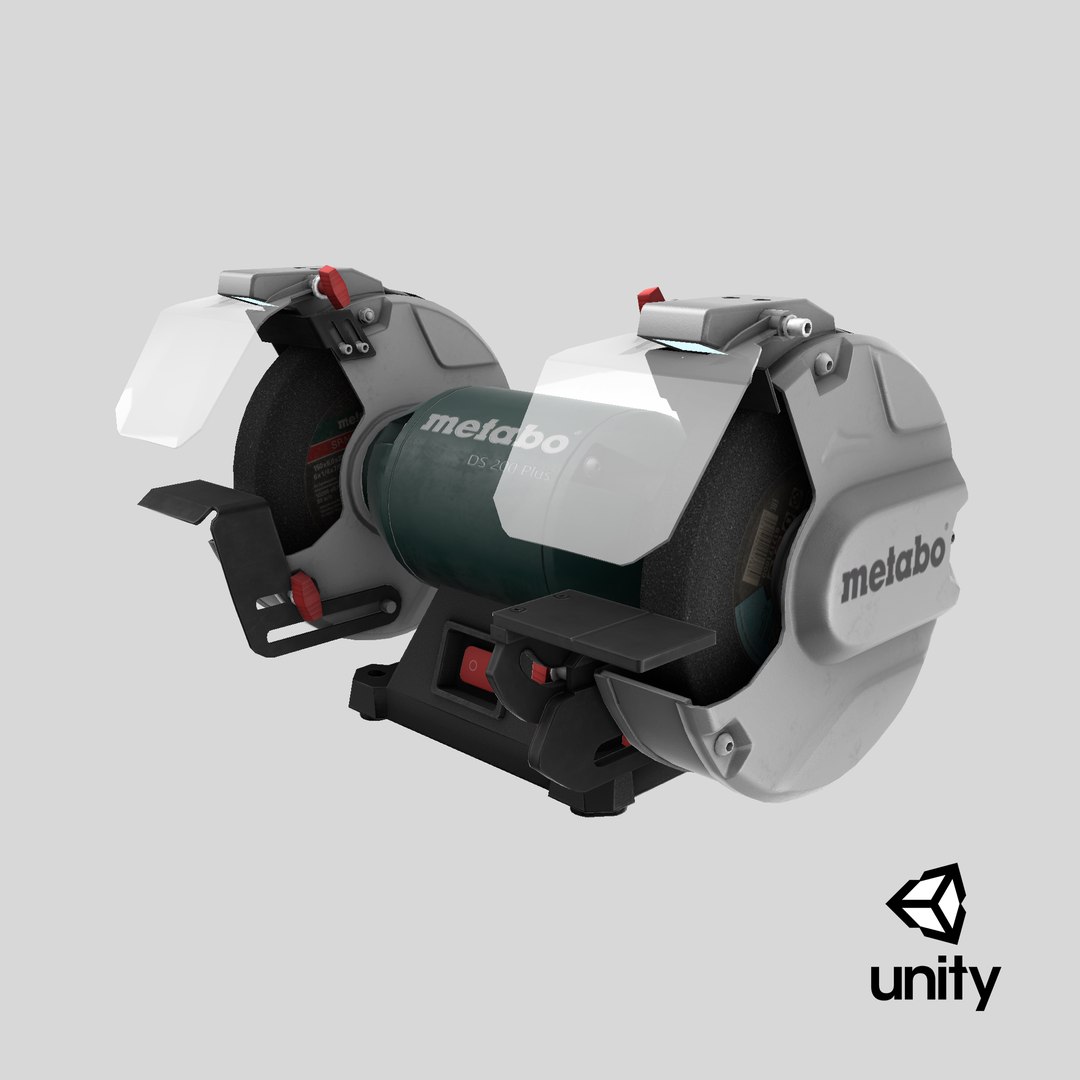 3D Bench Grinder Metabo DS 200 https://p.turbosquid.com/ts-thumb/cY/0mpsF3/9I/stemcell_unity_render/png/1741102055/1920x1080/fit_q87/2f9bb64d8c600556d1307b419e72b041bf79089d/stemcell_unity_render.jpg