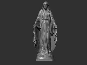 Virgin Mary 3D model