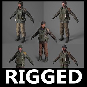 3D terrorist pack model