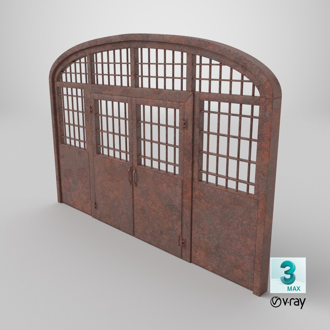 Rusty Metal Gates 3D model https://p.turbosquid.com/ts-thumb/cY/2dHSJi/bt/stemcell_max_vray_render/png/1779989660/1920x1080/fit_q87/5a9054c7f1cb3449fb5e8ed272ea401275ff273e/stemcell_max_vray_render.jpg