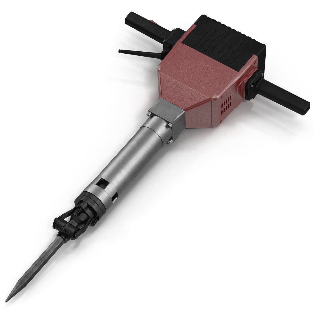 Electric Demolition Jack Hammer Generic 3D model preview