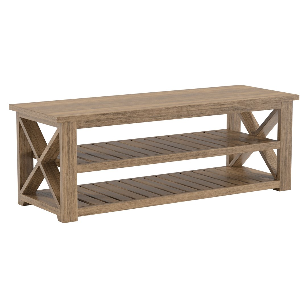 Cullen Entryway Bench 3DModell TurboSquid 2018841