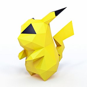Pikachu Low Poly