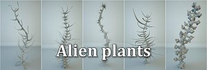alien plants 3D