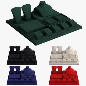 Monicadisplaystudio Jewelry Stand Vol 09 with 5 color 3D model