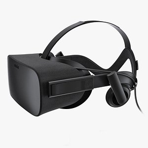 oculus rift headset 3d max