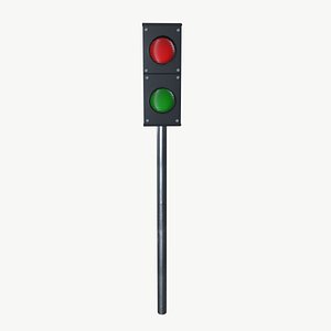 3D model Trafic Light