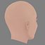 Matilda De Angelis Head - No Hair - Low poly head for game