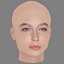 Matilda De Angelis Head - No Hair - Low poly head for game