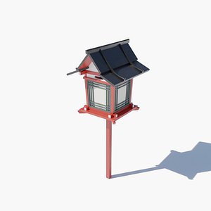 Exterior Wooden Japanese Light