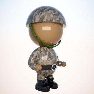 soldier character cartoon max