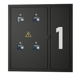 3D Access electrical panel model