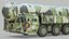 Rigged Dongfeng DF-41 Mobile Intercontinental Ballistic Missile With Vehicle PBR 3D model
