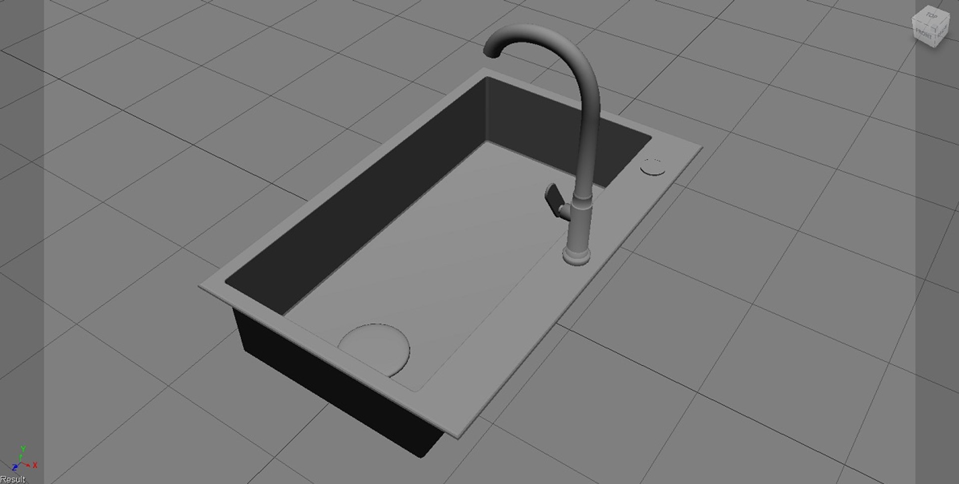 3d Kitchen Sink Model Turbosquid 1726436