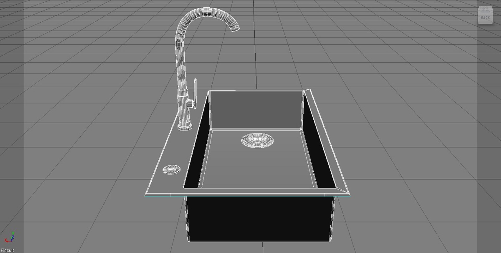 3d Kitchen Sink Model Turbosquid 1726436