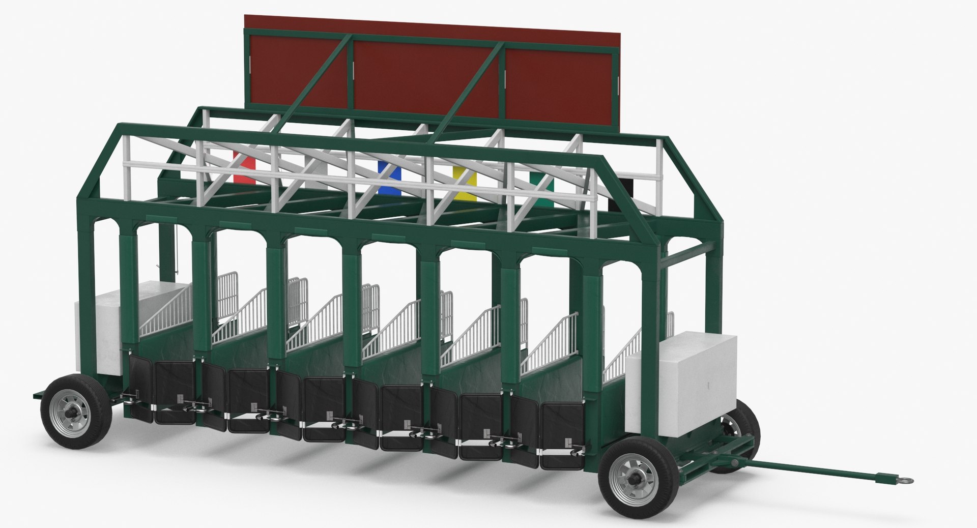 3D Horse Racing Starting Gates - TurboSquid 1637732