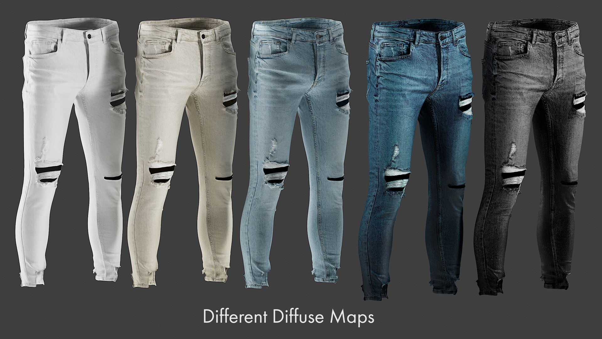 Realistic Men S Jeans 3D - TurboSquid 1651680