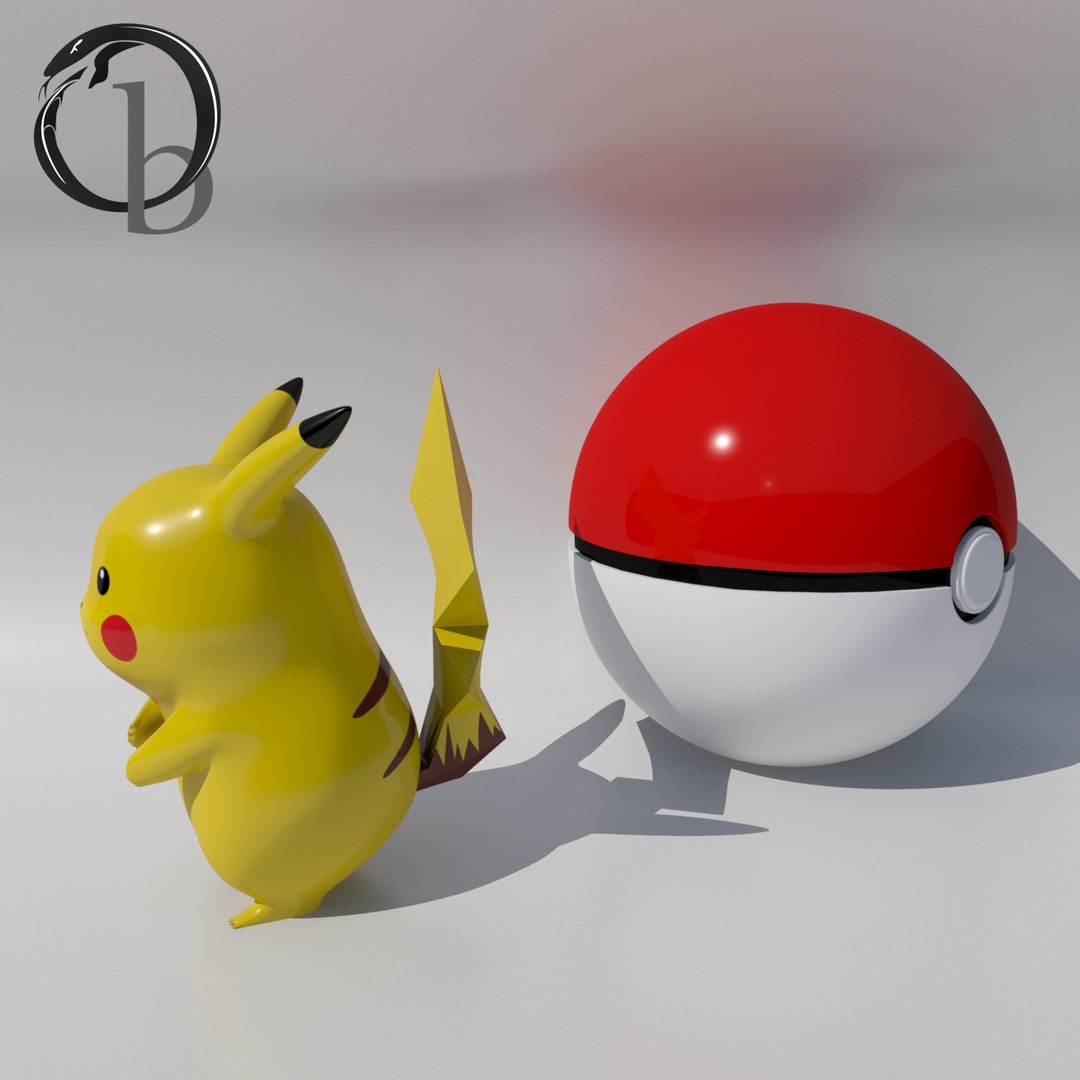 STL file pikachu pokeball Pokémon - pokeball pikachu, Pokemon