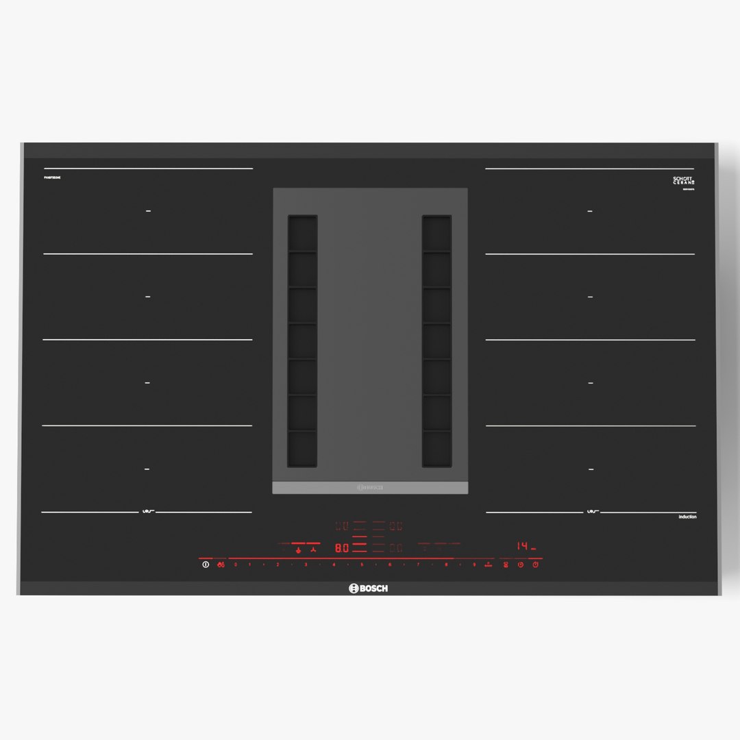 Bosch Cooktop 3D Model TurboSquid 1191458