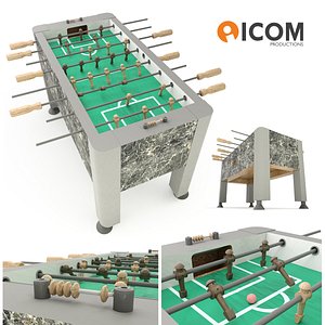 3d play foosball table