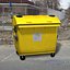 yellow dumpster 3d model