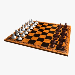 Chess board & pieces - Download Free 3D model by sso_aco