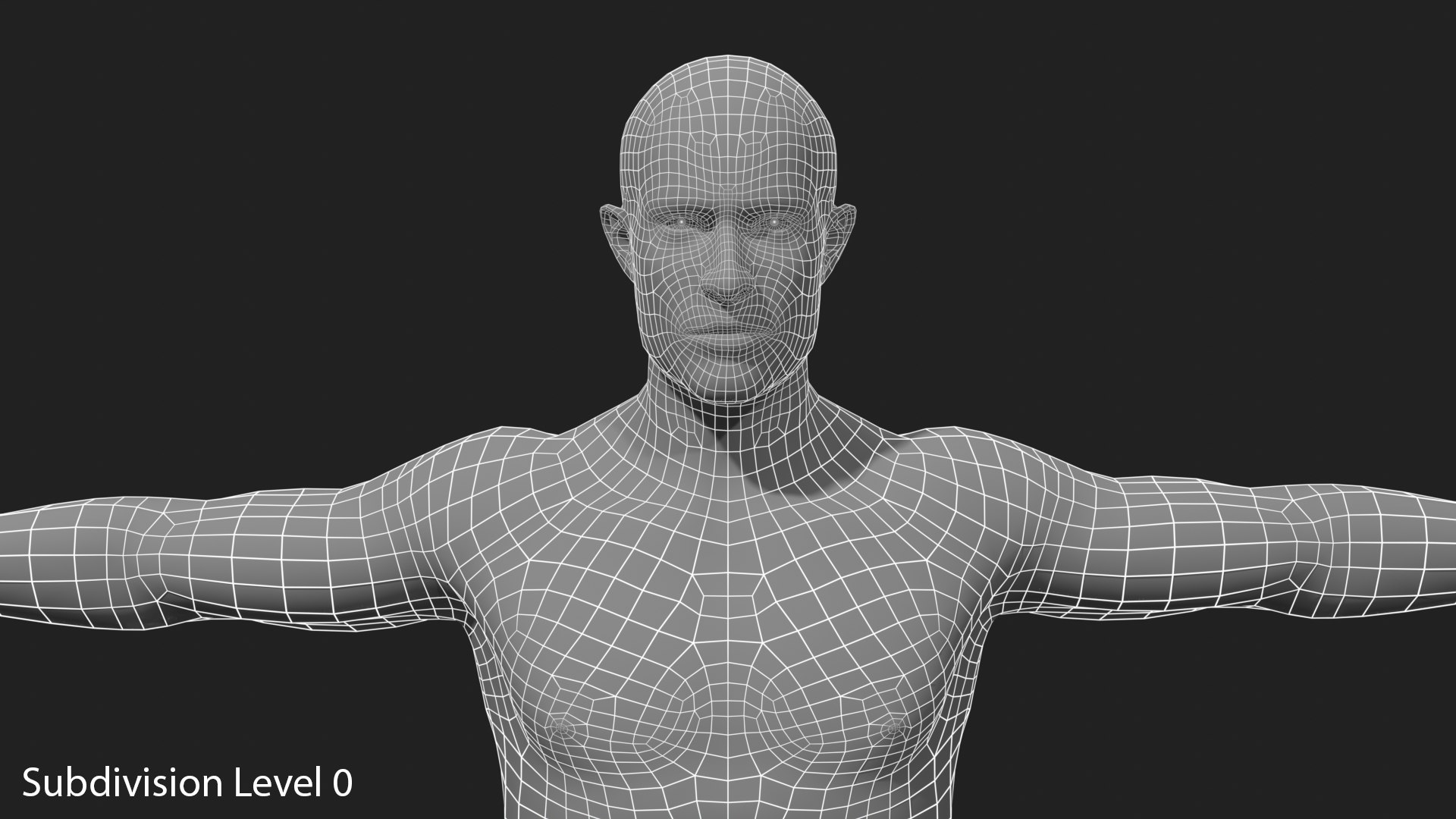 Realistic Black Male - Non Rigged 3D model https://p.turbosquid.com/ts-thumb/cY/eVr8OW/gk/wireframe_01_subdivision_level_0/png/1714160307/1920x1080/fit_q87/8ef7c01bd49f587af72badd88a8cfcf9835e133f/wireframe_01_subdivision_level_0.jpg