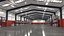 Warehouse Interior and Exterior PBR 03b Storage Facility 3D model