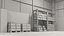 Warehouse Interior and Exterior PBR 03b Storage Facility 3D model