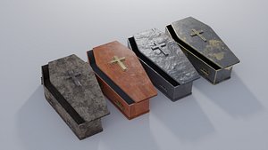 Ultimate Coffin Pack with 4K Textures Low-poly