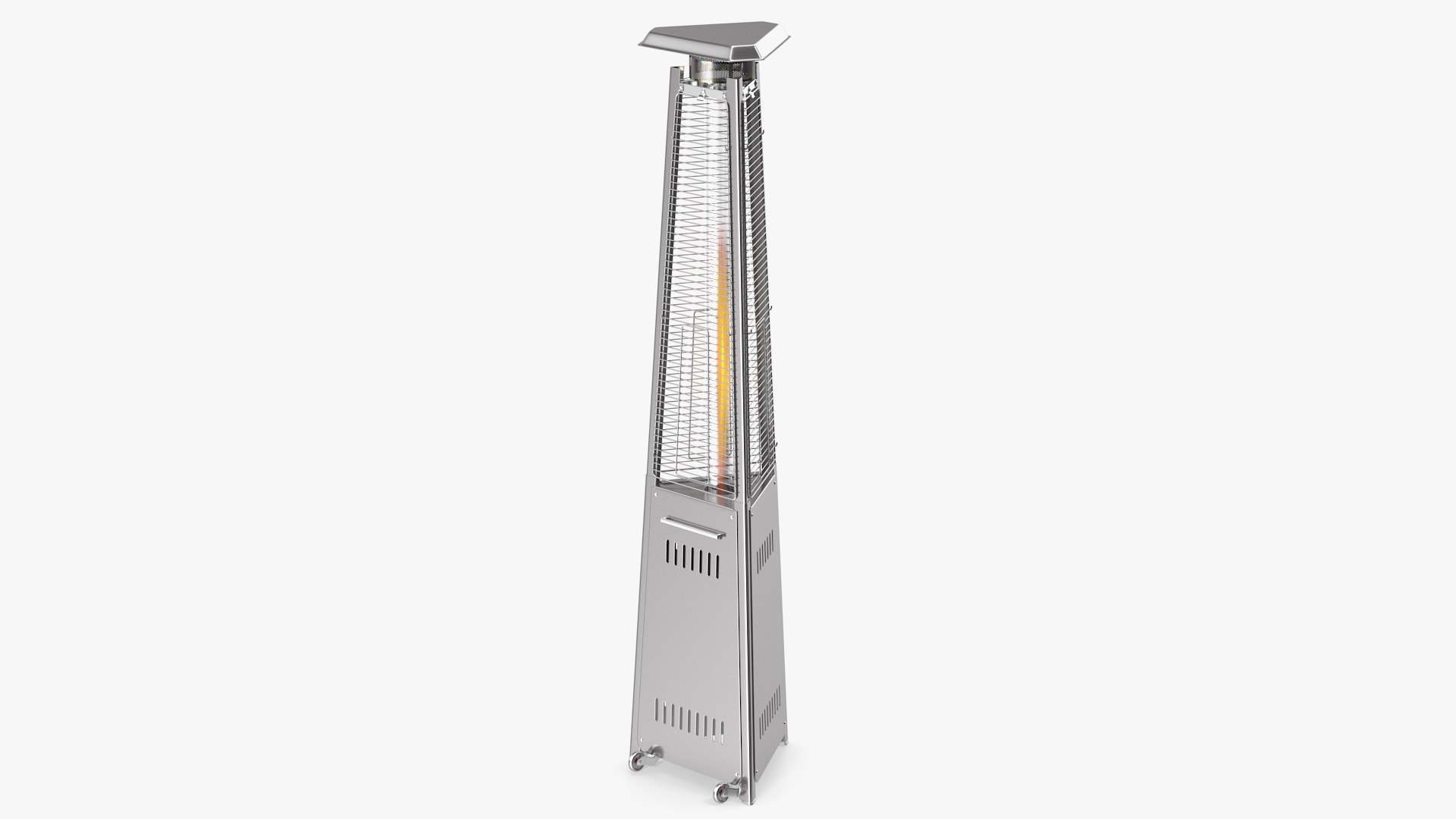Outdoor Pyramid Patio Heater On 3D model preview