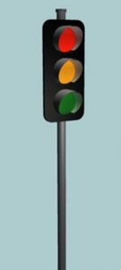 3d traffic lights