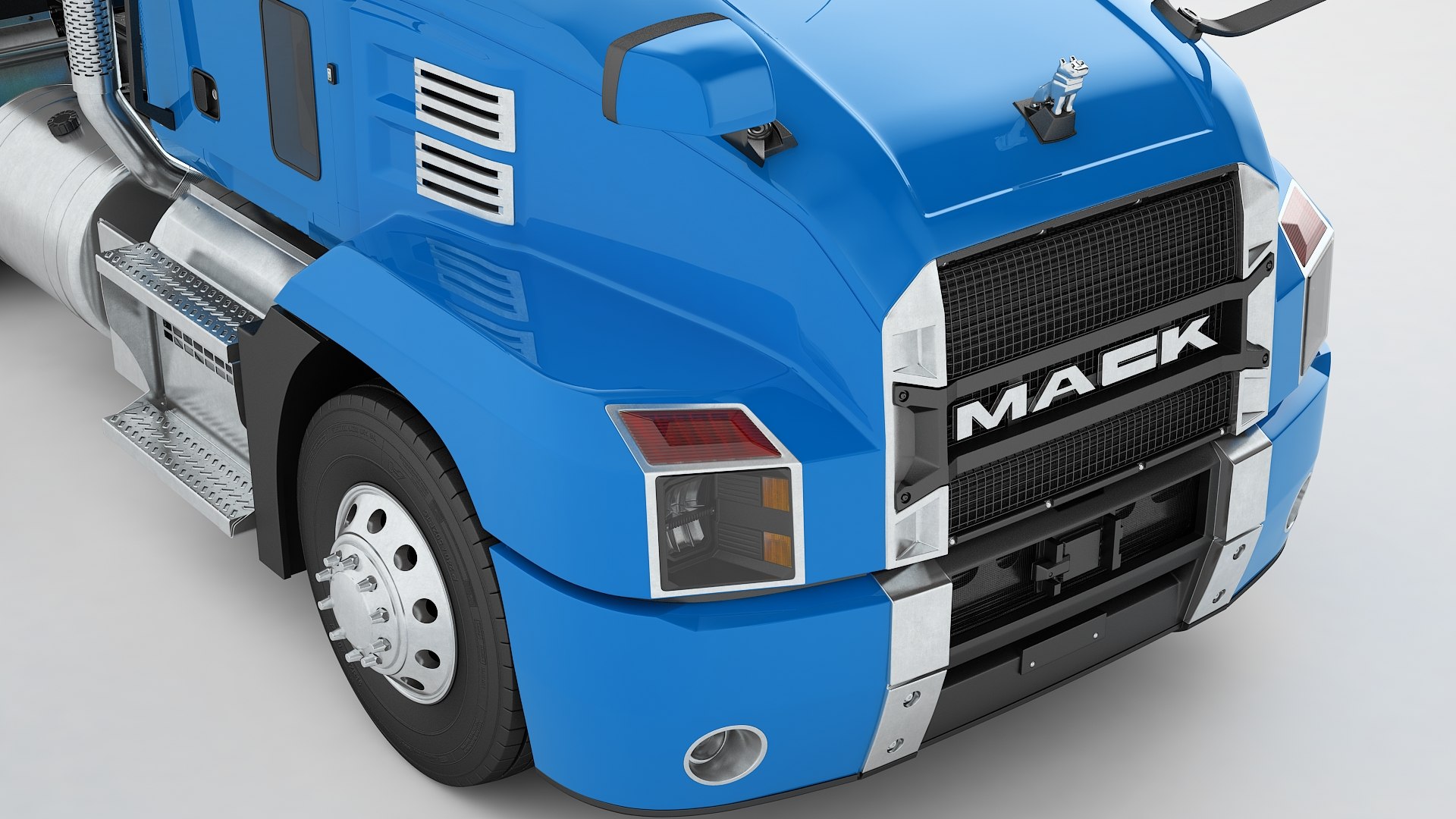 Mack Anthem Day Cab 2020 End Dump Trailer 02 3D - TurboSquid 2051800