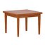 Pratico Nero Noce Extension Square Dining Table
