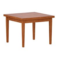 Pratico Nero Noce Extension Square Dining Table