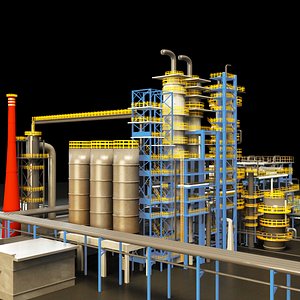 3D chemical plant