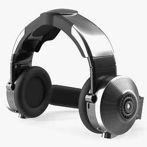 Black Headphones Personal Air Purifier model