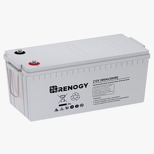 Solar Energy Stogare Battery 3D model