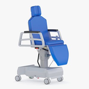 3D model Medical Surgical Stretcher Chair PBR Realistic