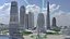 Centro de la ciudad futurista