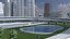 Centro de la ciudad futurista