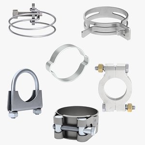 6-Piece Clamp Kit: Power Bolt, Spring, Wire, Exhaust, Double-Ear & Heavy-Duty Hose Clamps