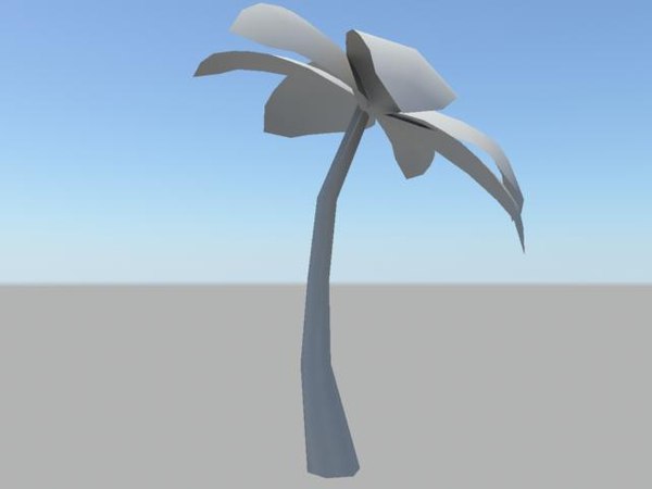 3d model palm tree