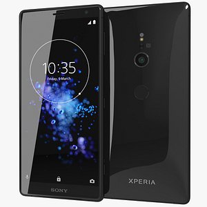 realistic sony xperia xz2 model