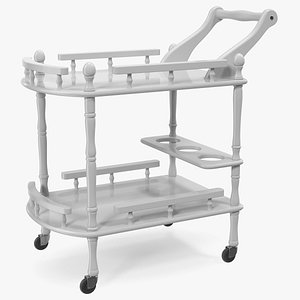 Hotel Style Trolley Serving Cart